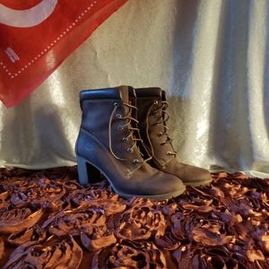 Timberland ankle booties.